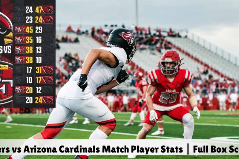 49ers vs Arizona Cardinals Match Player Stat
