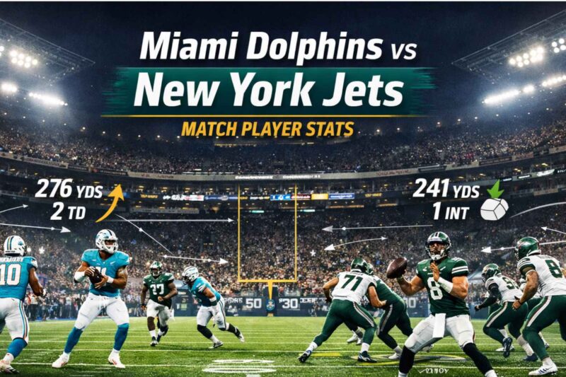 miami dolphins vs new york jets match player stats nfl game analysis